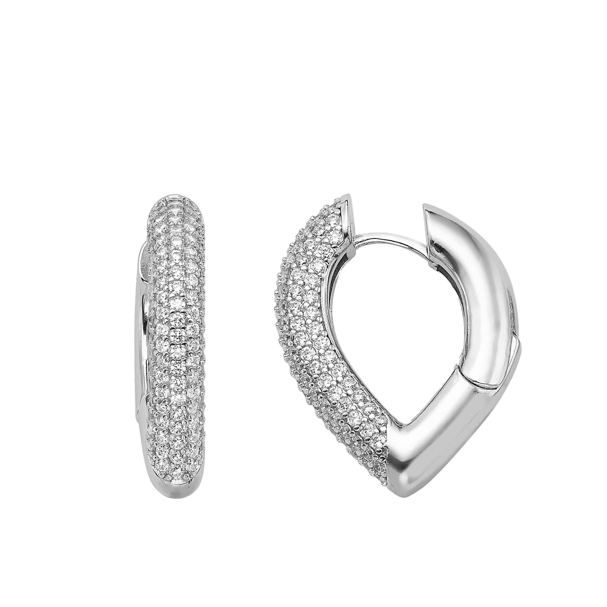 Teardrop Glow Pavé L