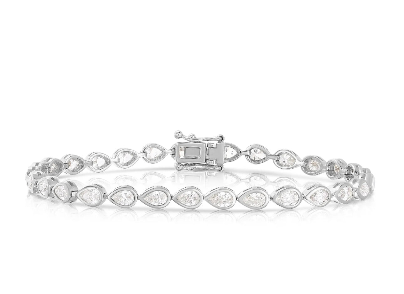 Drop Bezel Tennis bracelet