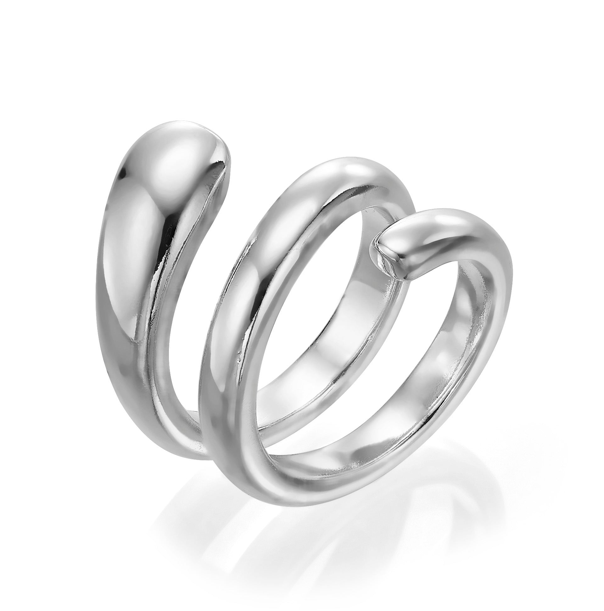 Bold Spiral Ring