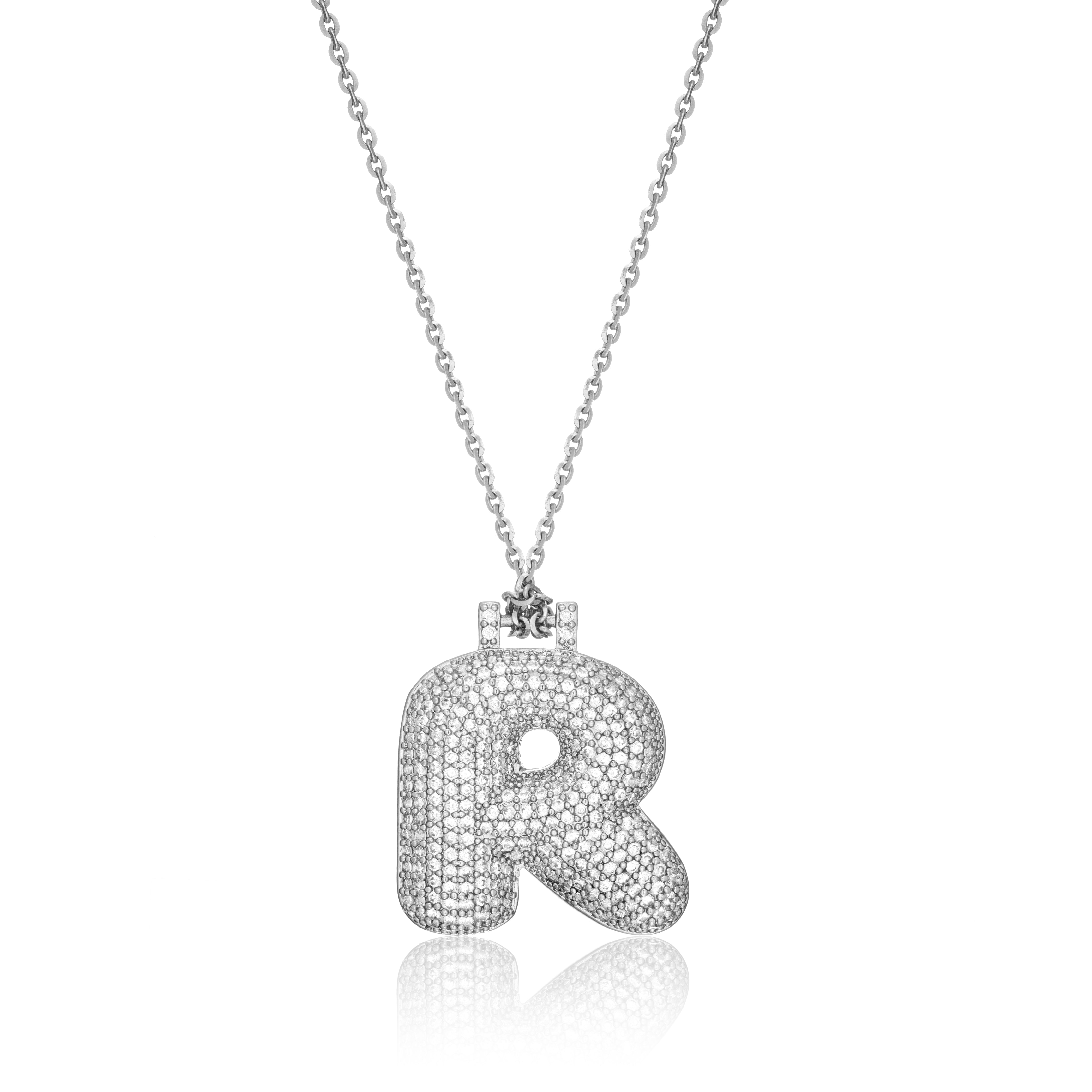 Bubble Initial Necklace