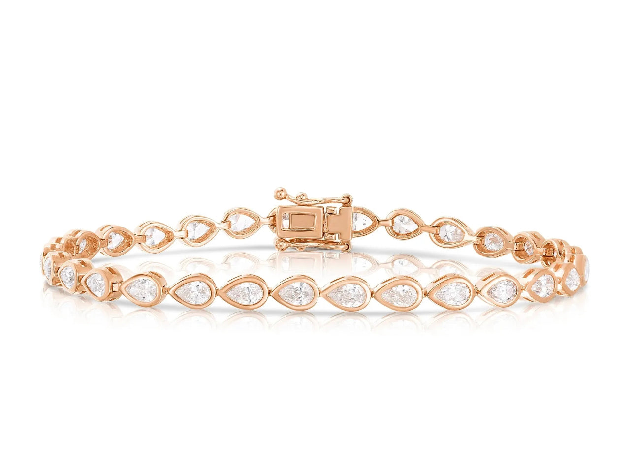 Drop Bezel Tennis bracelet