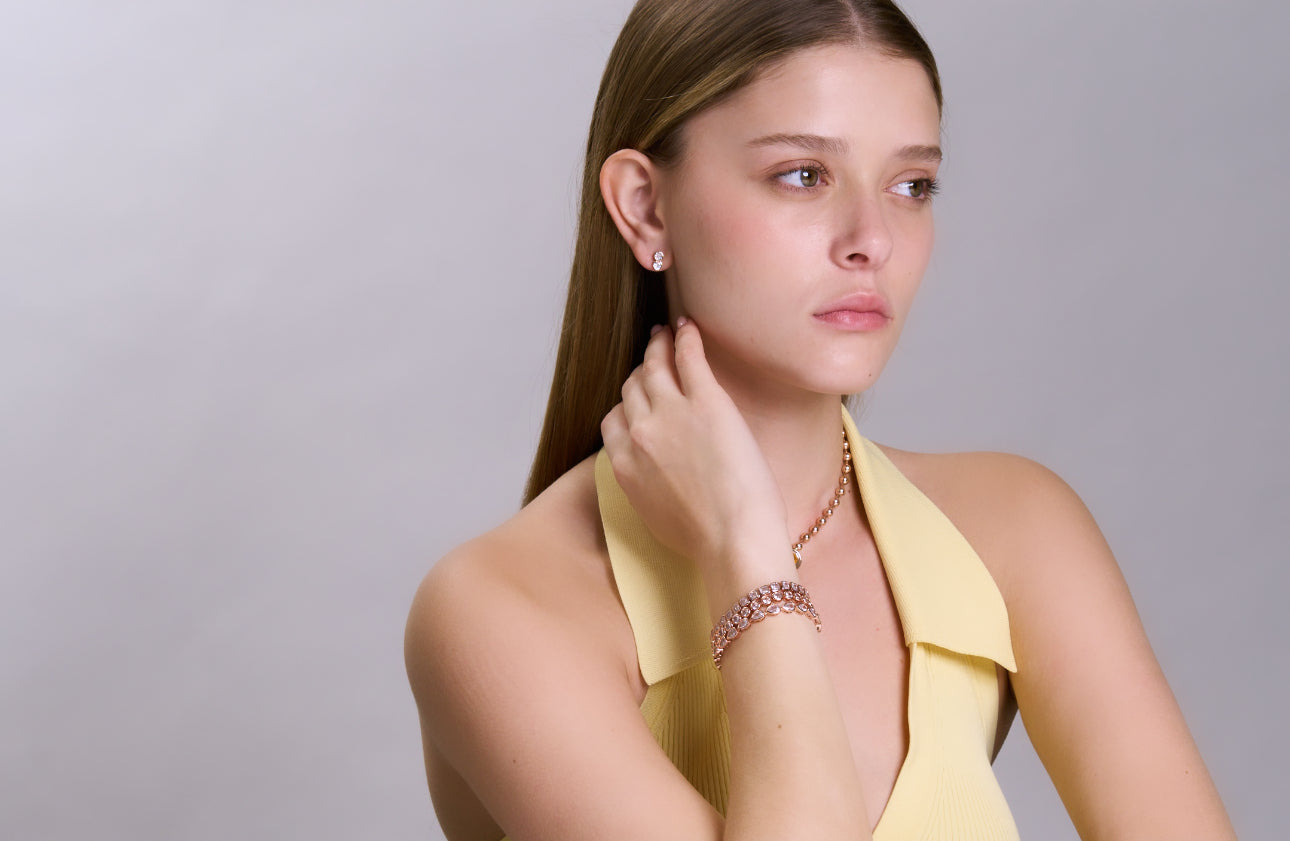 Bezel Tennis Bracelet