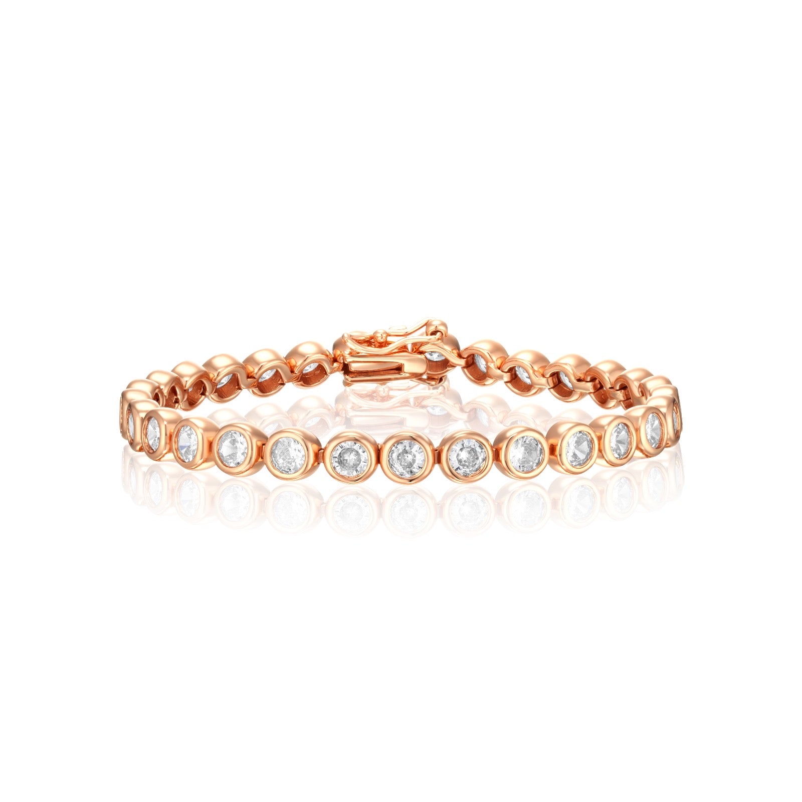 Bezel Tennis Bracelet