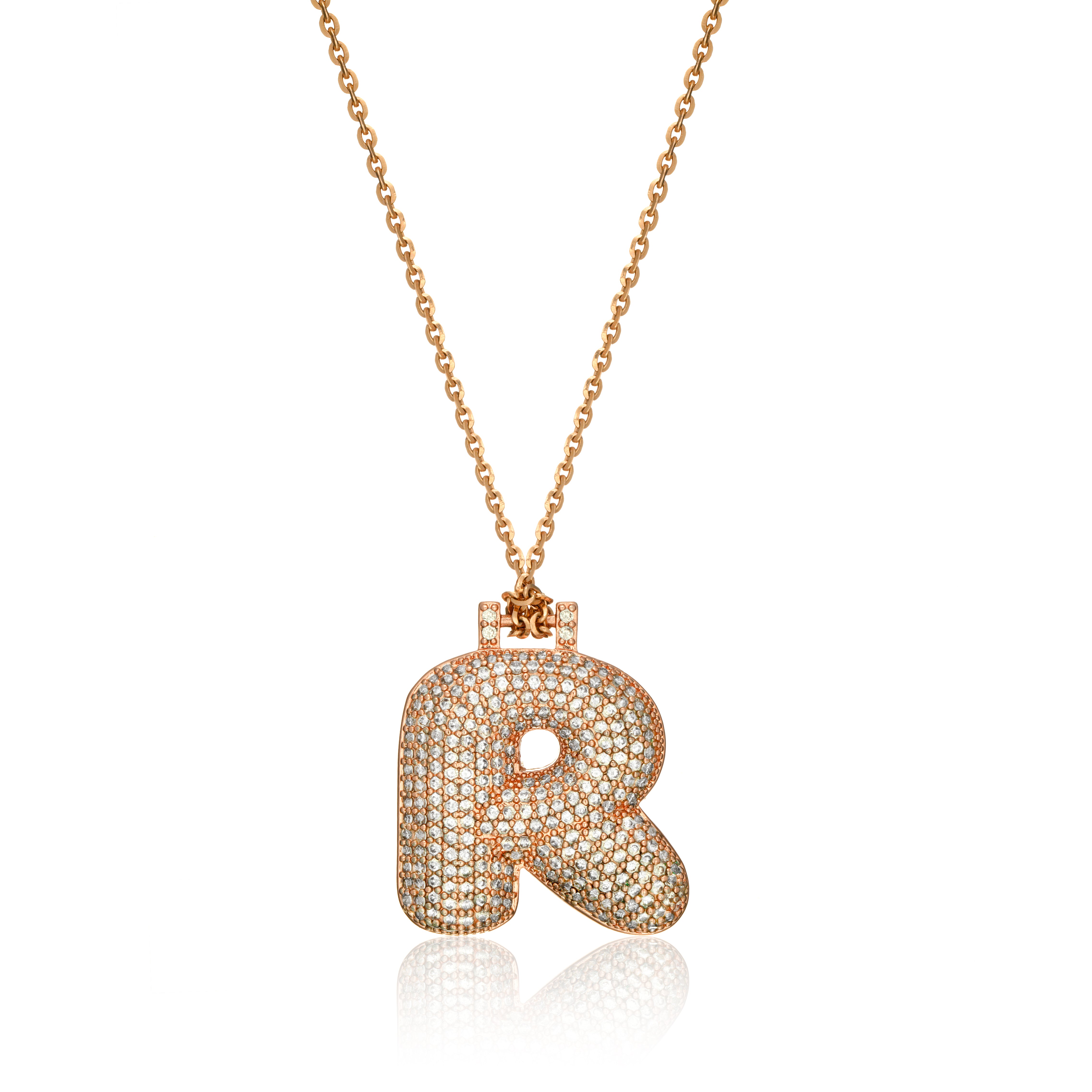 Bubble Initial Necklace