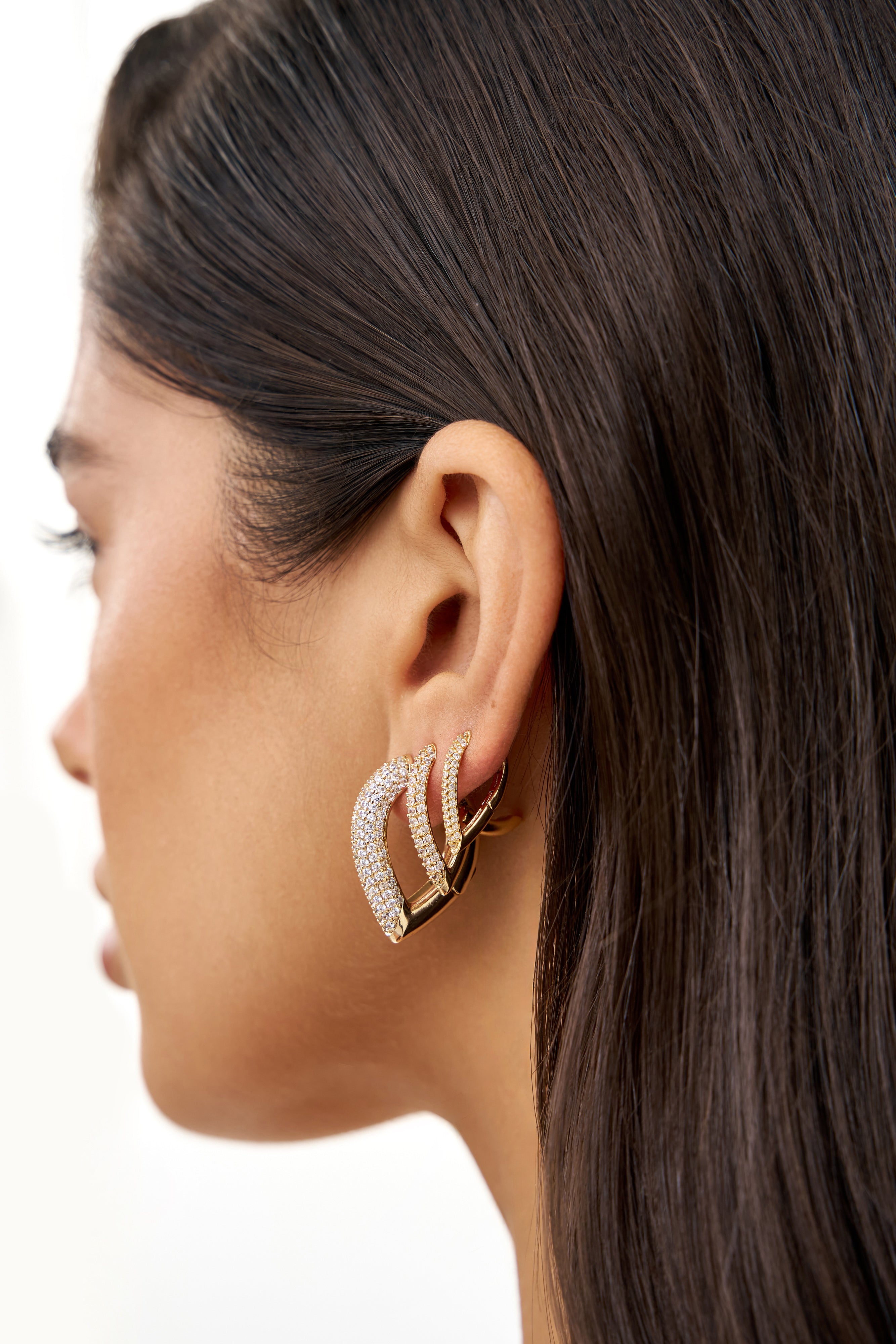 Teardrop Glow Pavé L