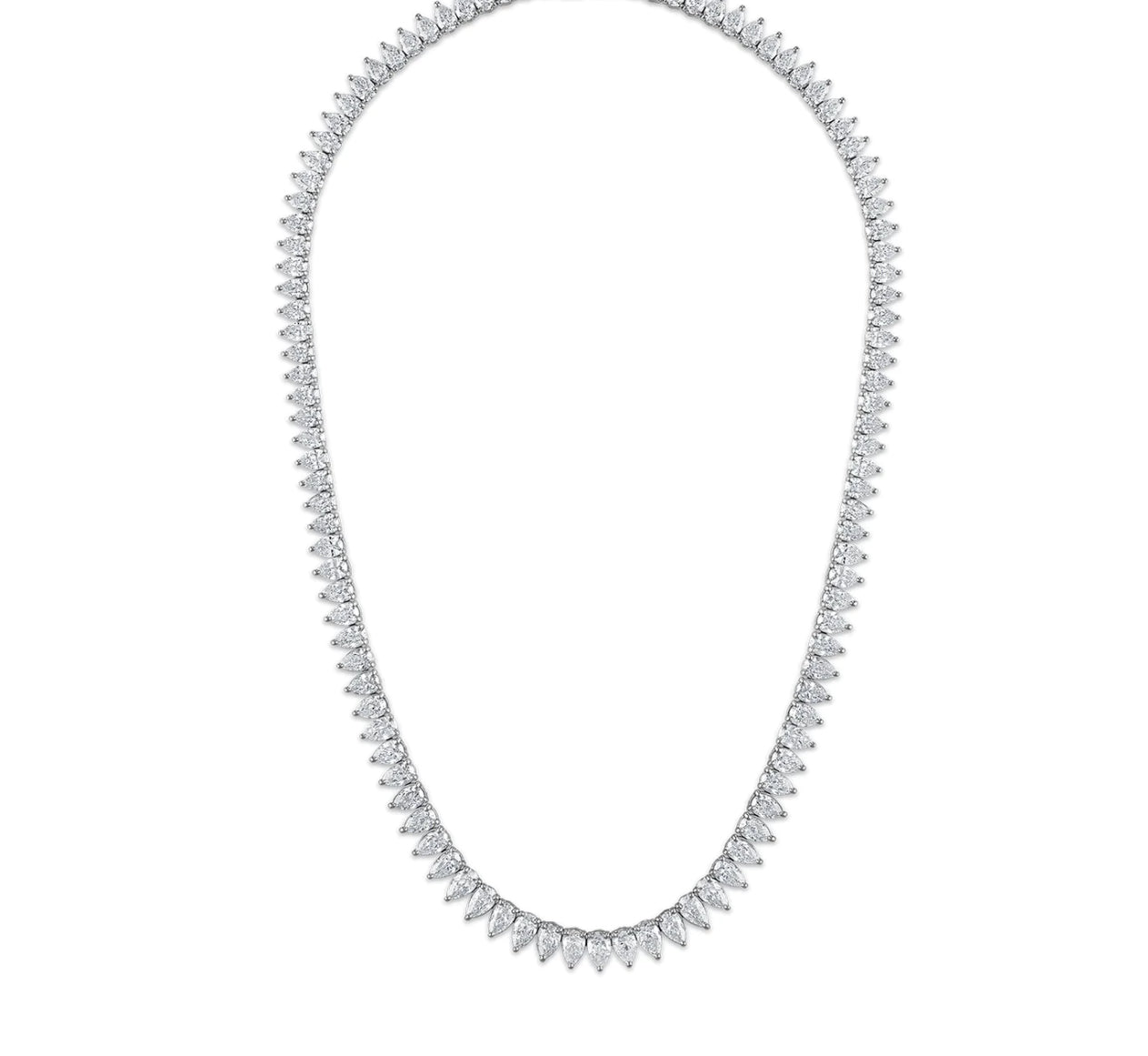Pear shape Tennis Necklace shop