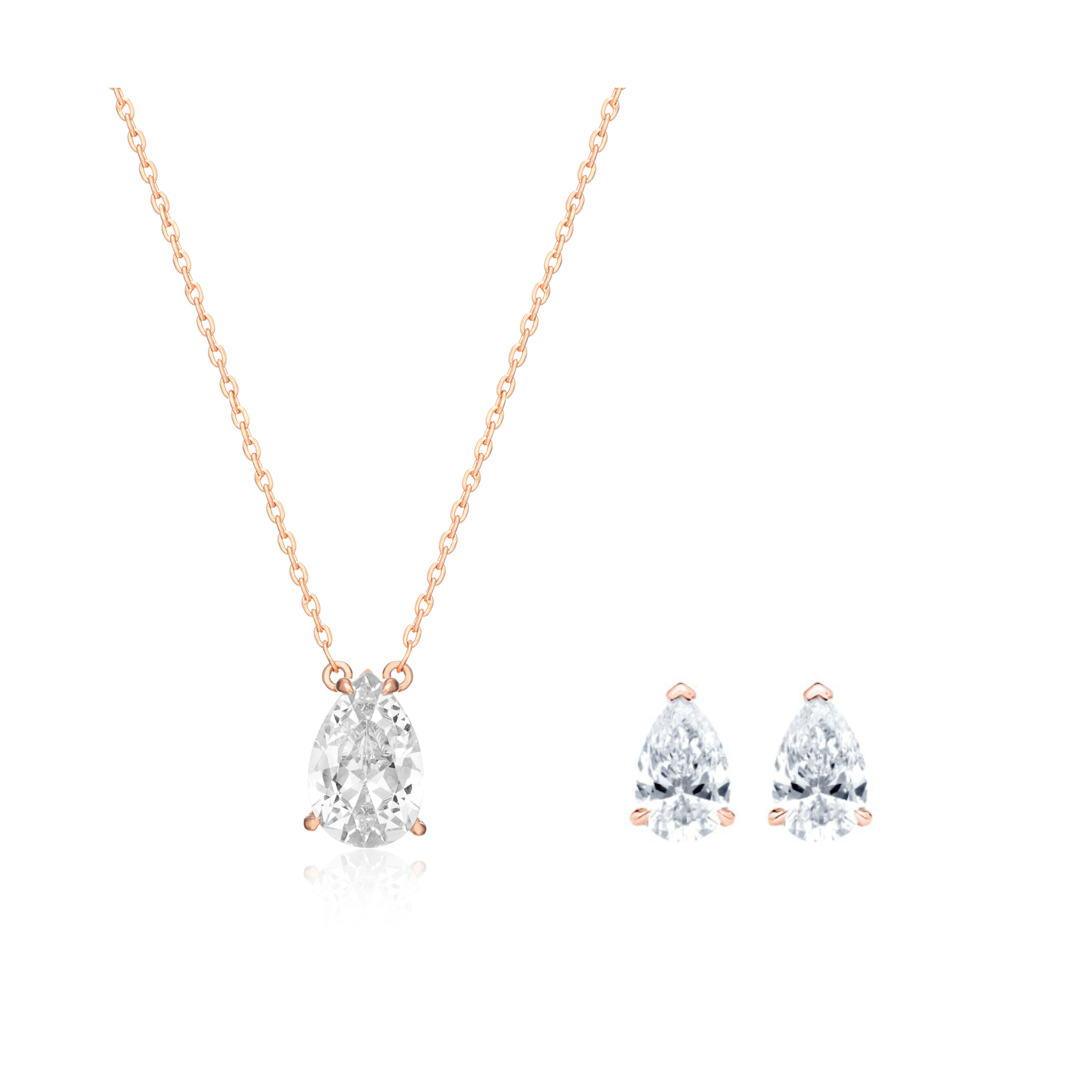Teardrop Solitaire Set