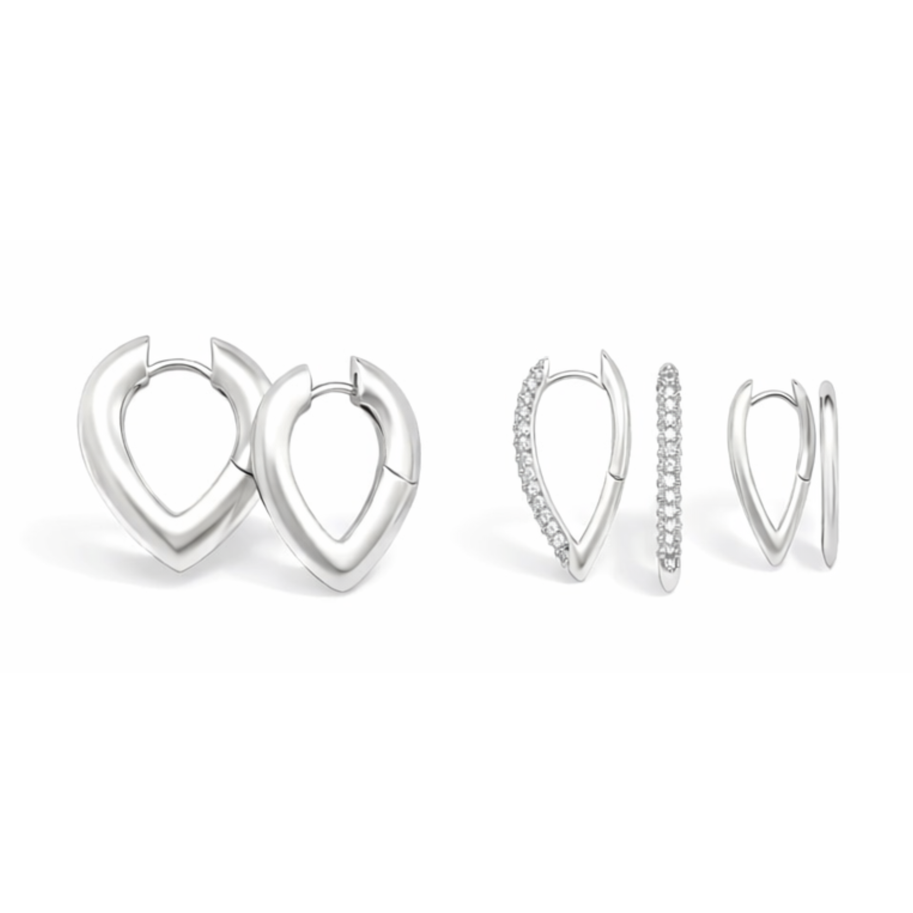 Teardrop Earrings Set