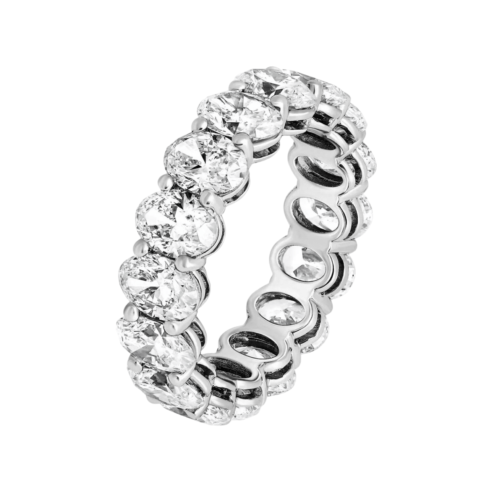 Oval Eternity Band