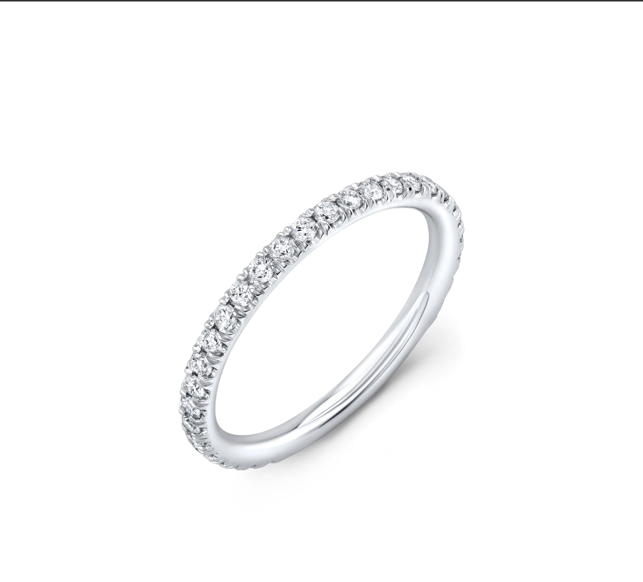 1 Row Pave Ring