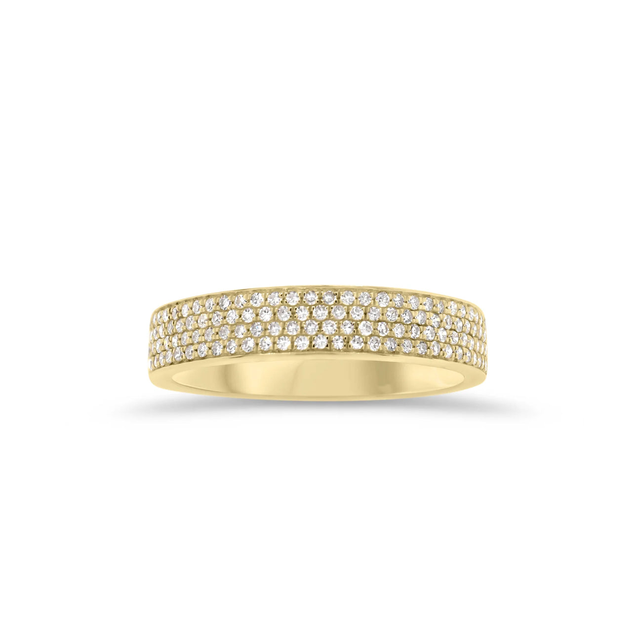 4 Row Pave Ring