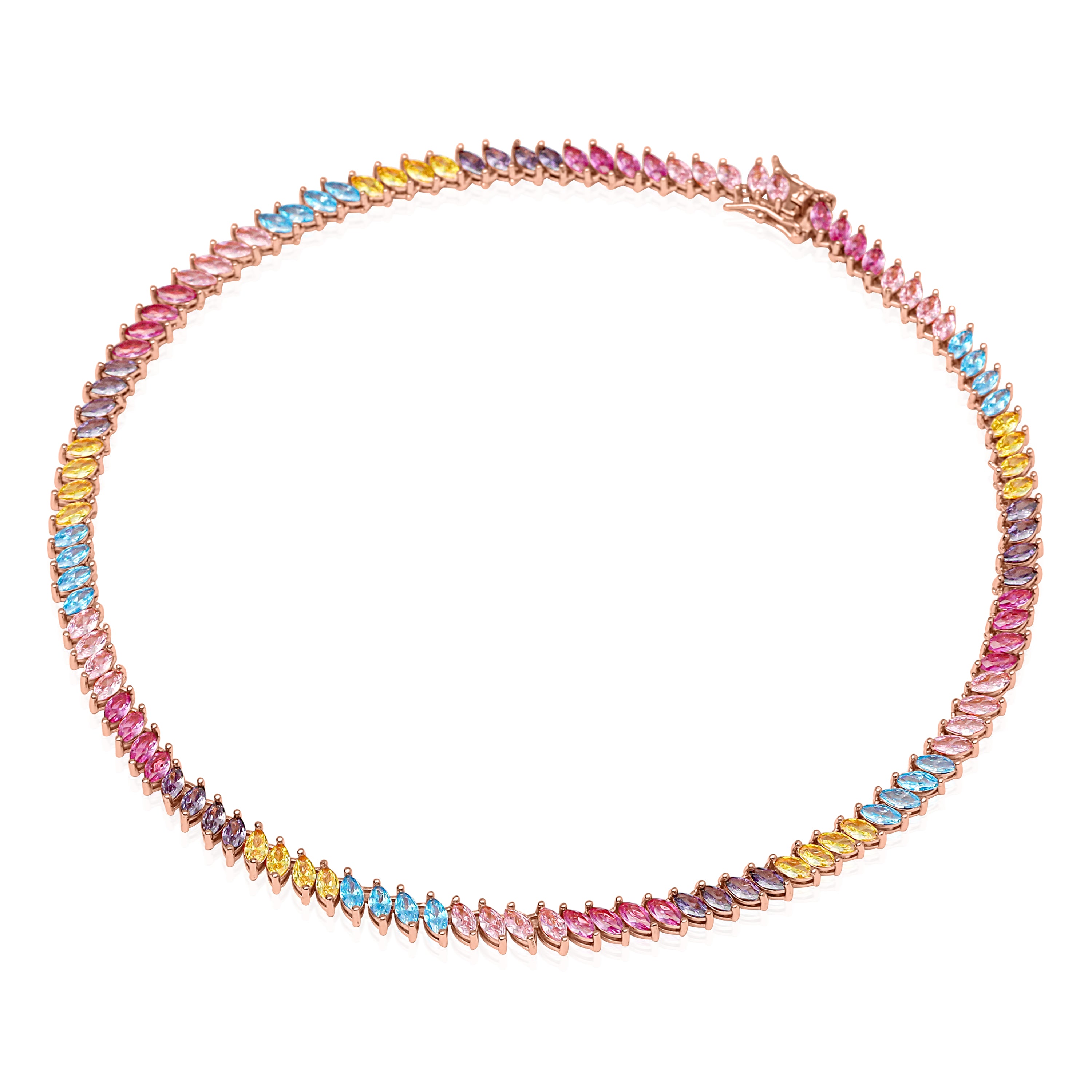 Marquis Rainbow Necklace