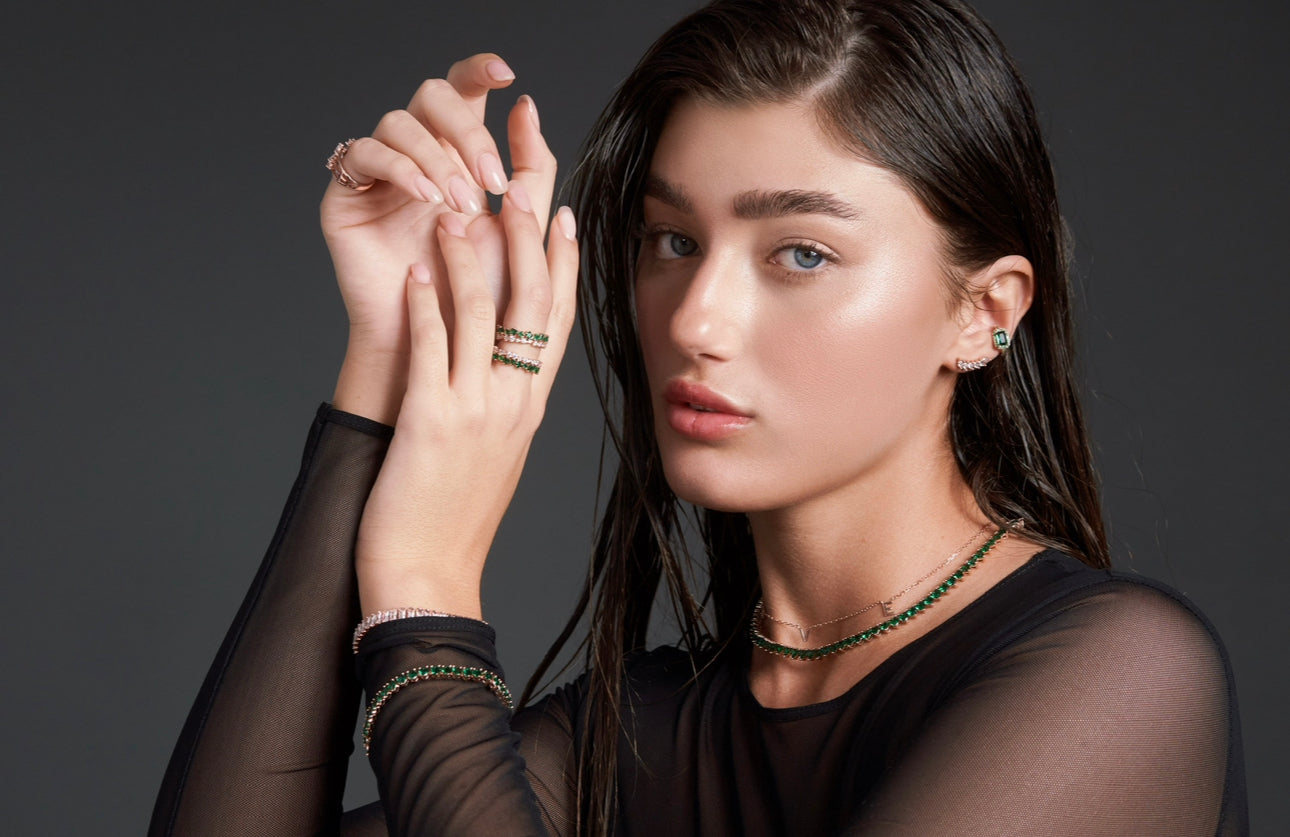 Heart Tennis bracelet