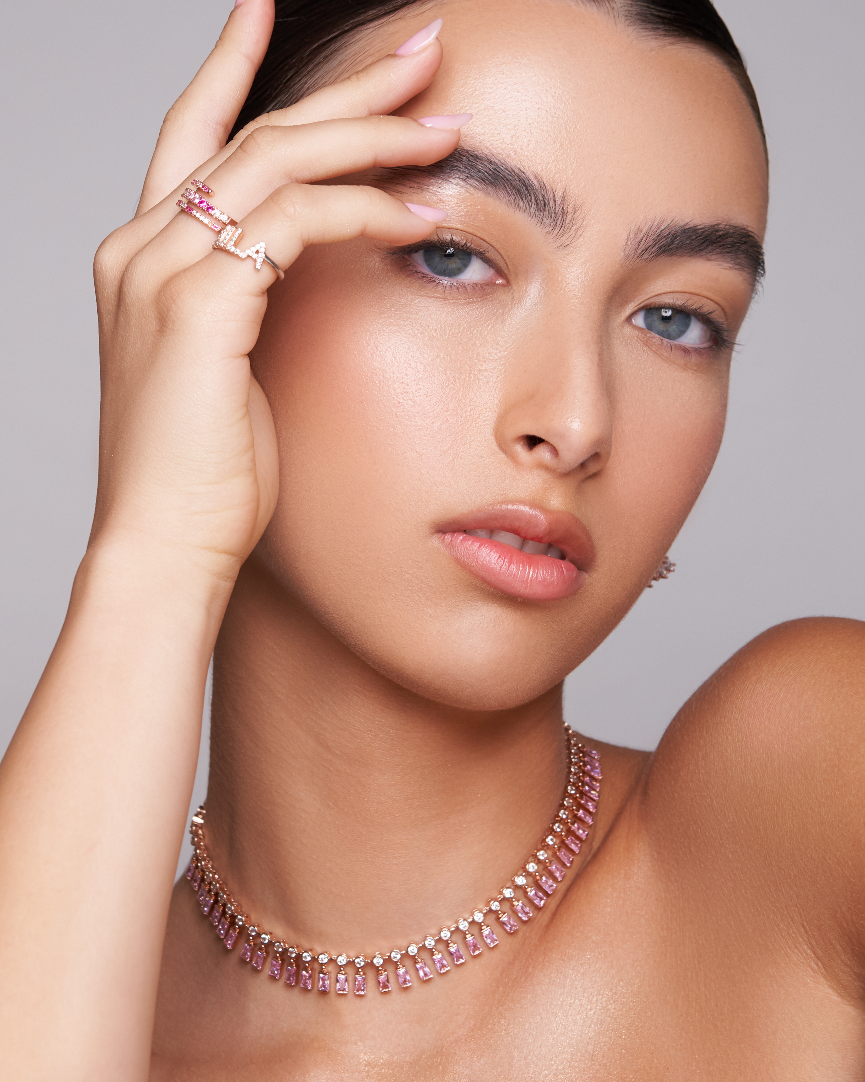 Tennis Dot-Dash Necklace