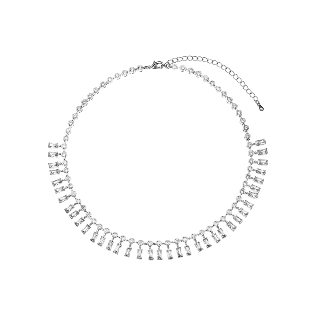 Tennis Dot-Dash Necklace
