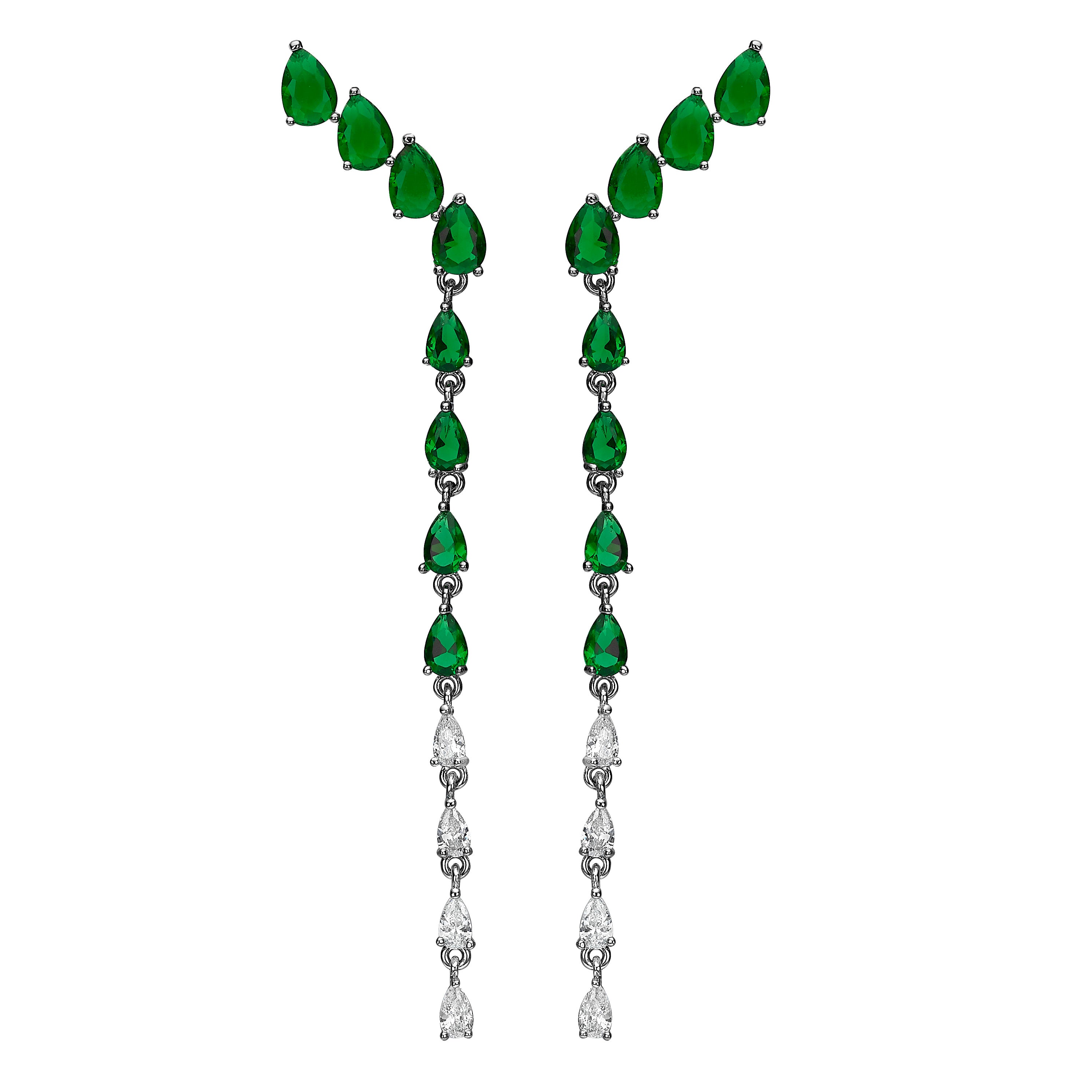 Emerald Bloom Earrings