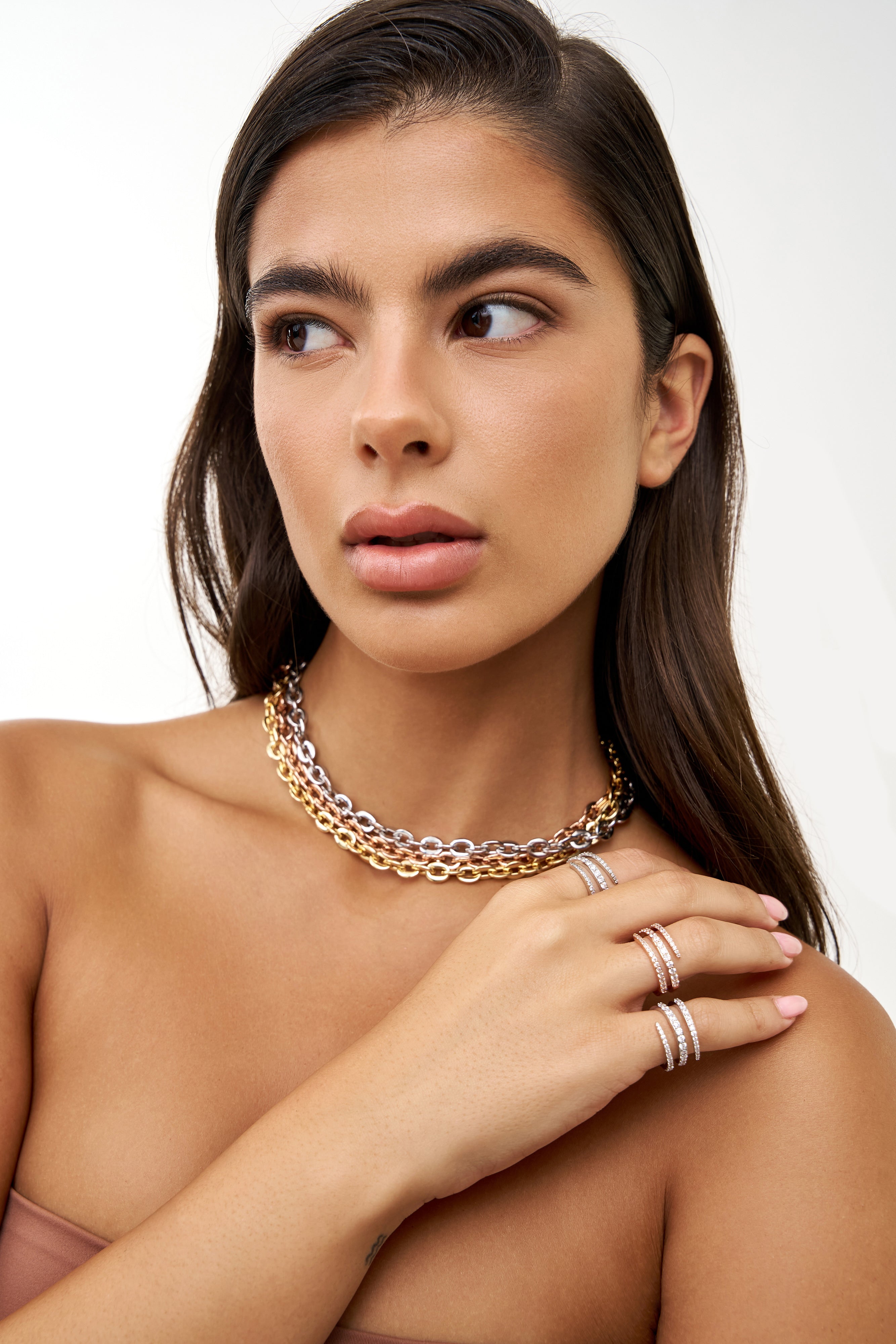 Round Spiral Ring