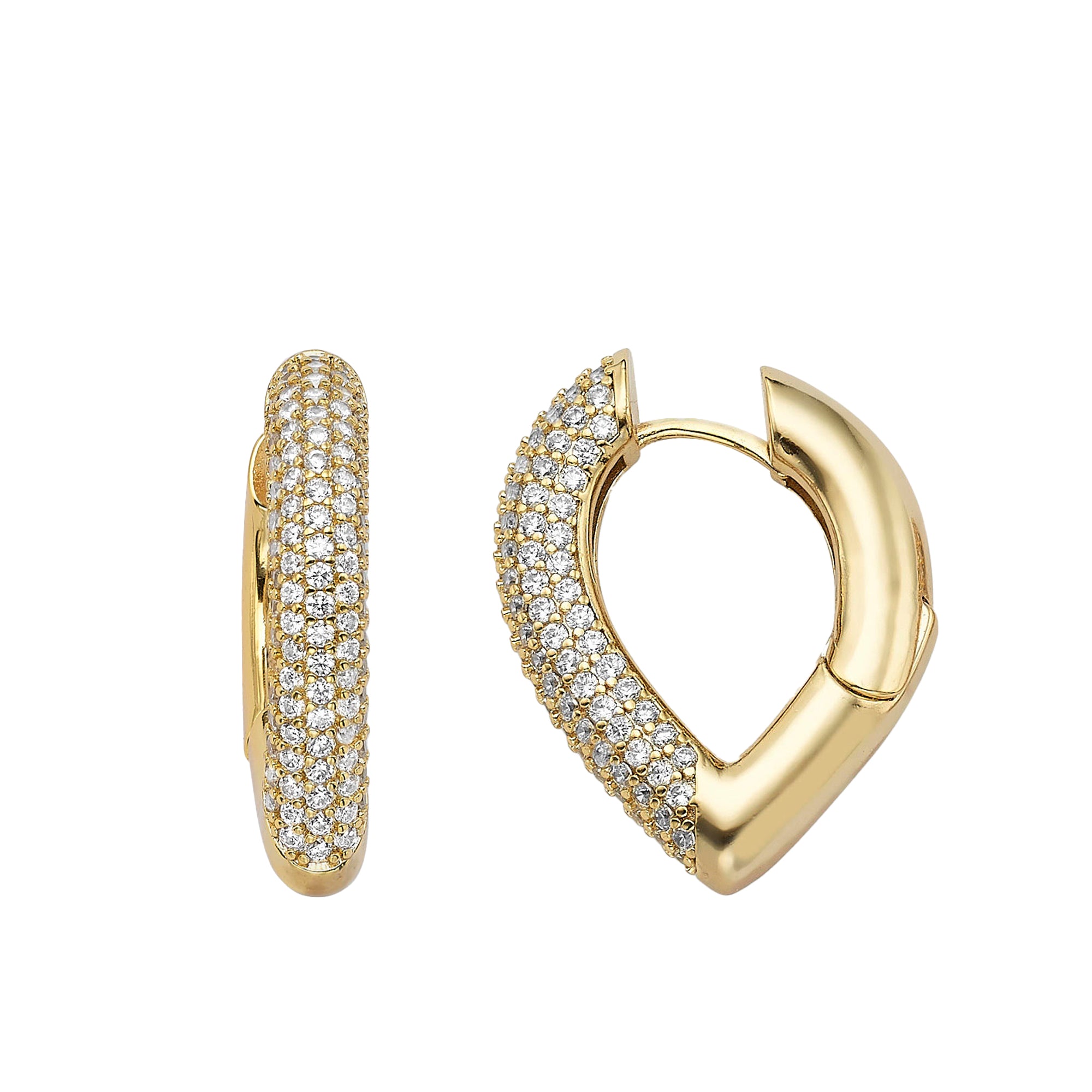 Teardrop Glow Pavé L