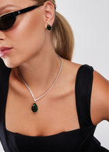 Emerald Drop necklace