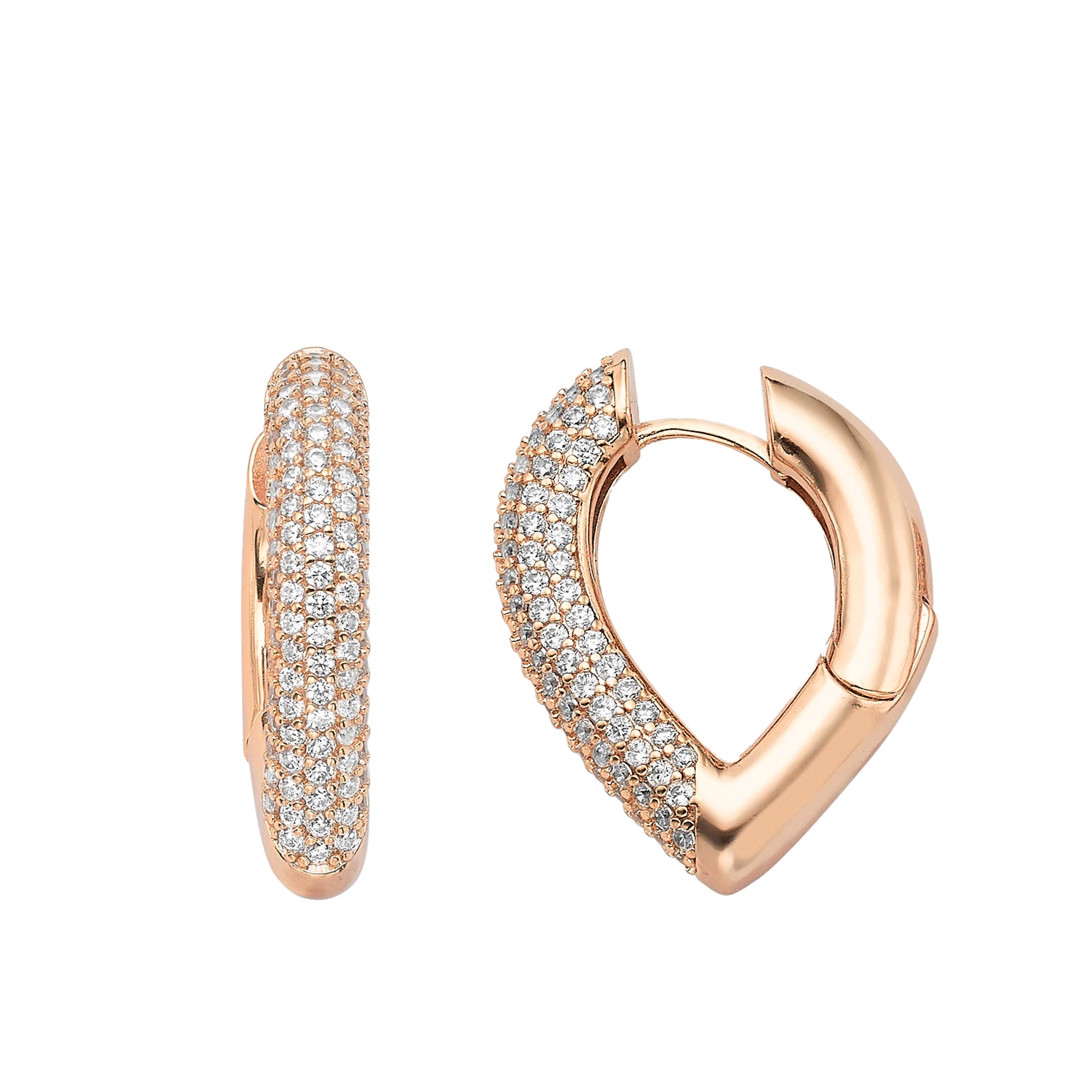 Teardrop Glow Pavé L