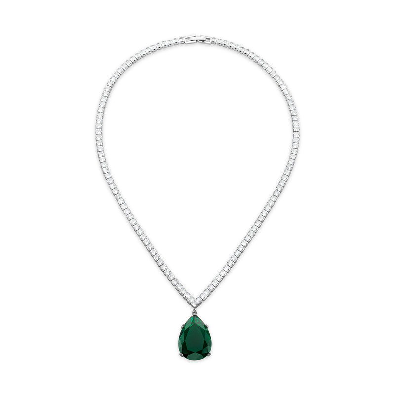 Emerald Drop necklace