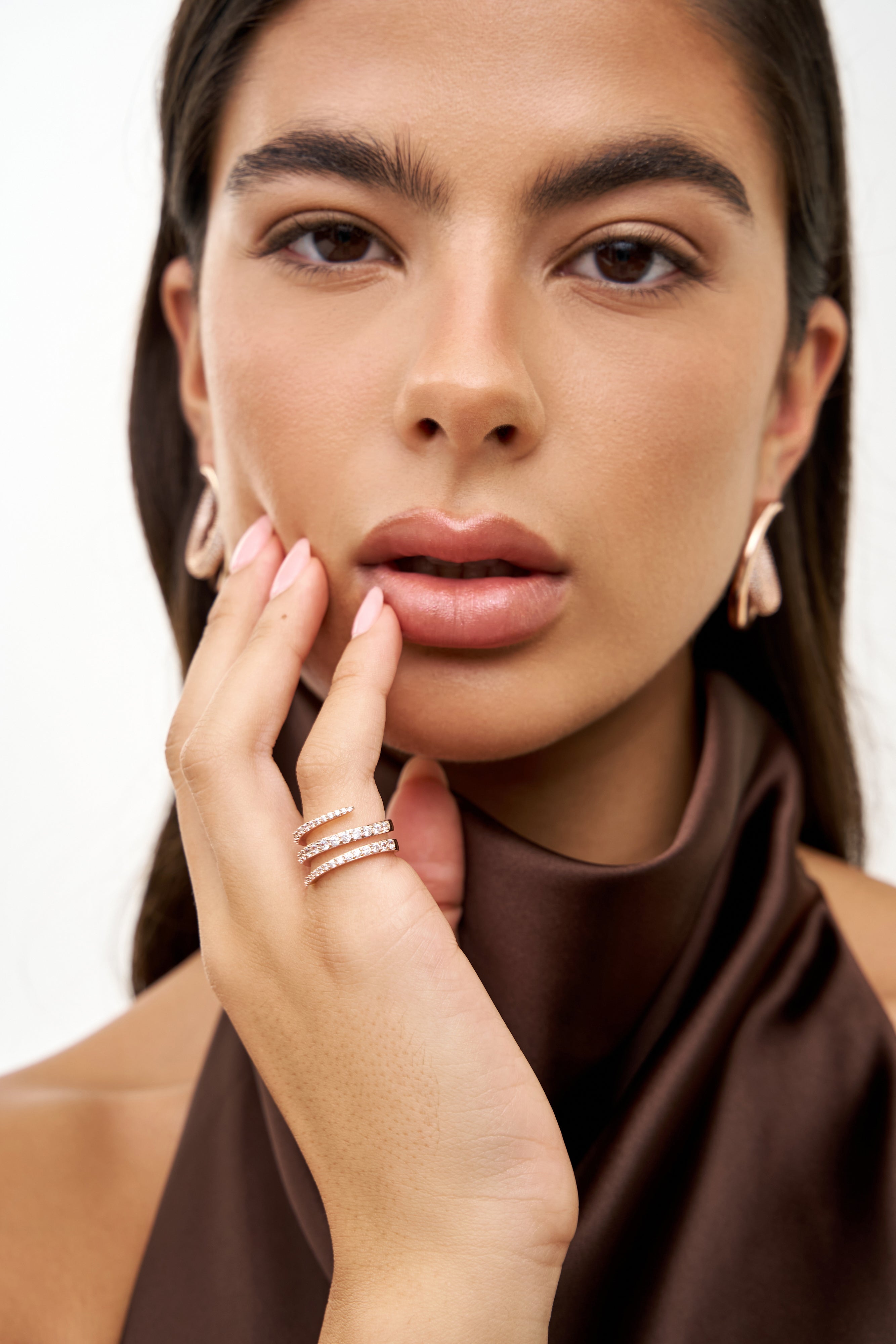 Round Spiral Ring