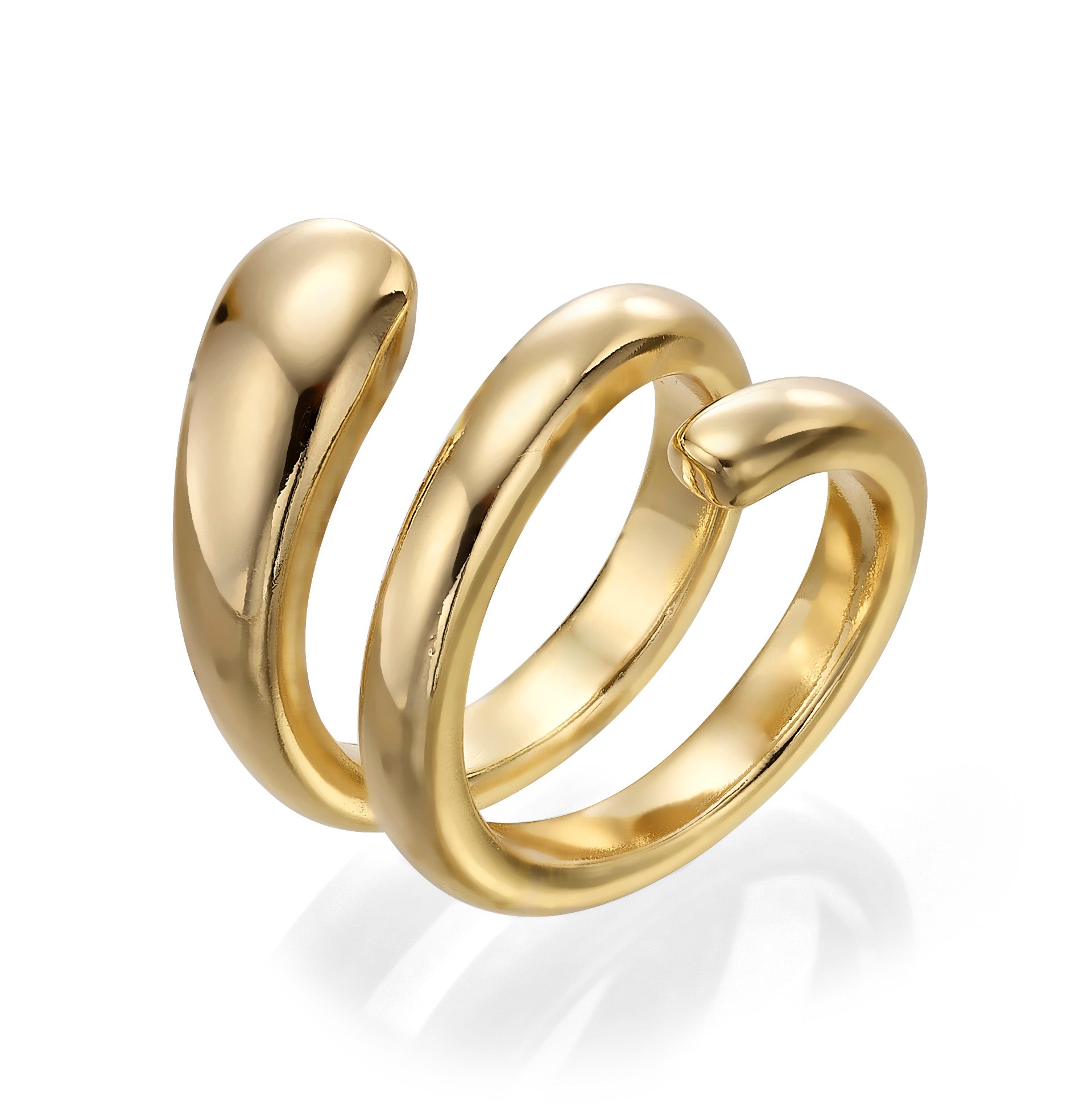 Bold Spiral Ring