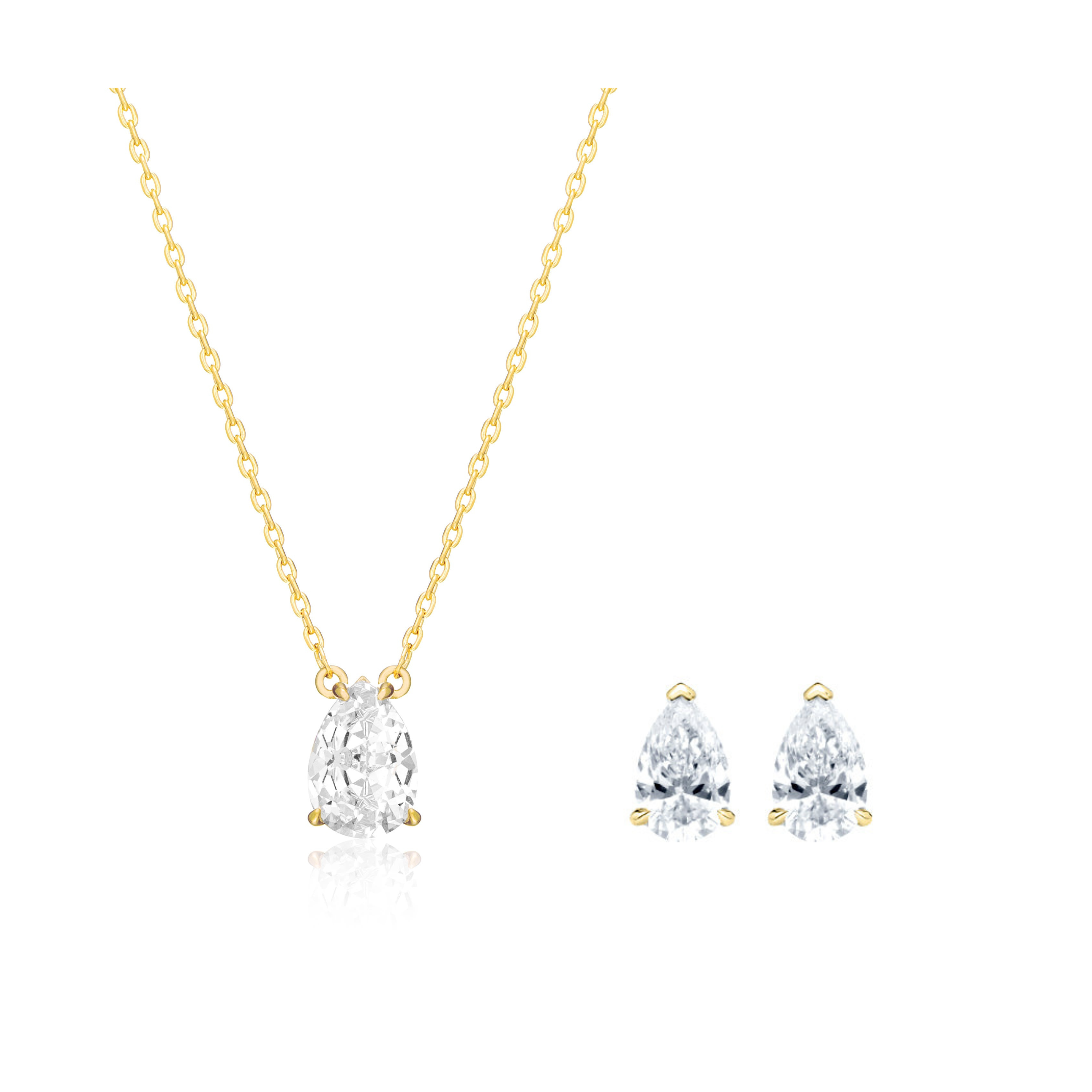 Teardrop Solitaire Set