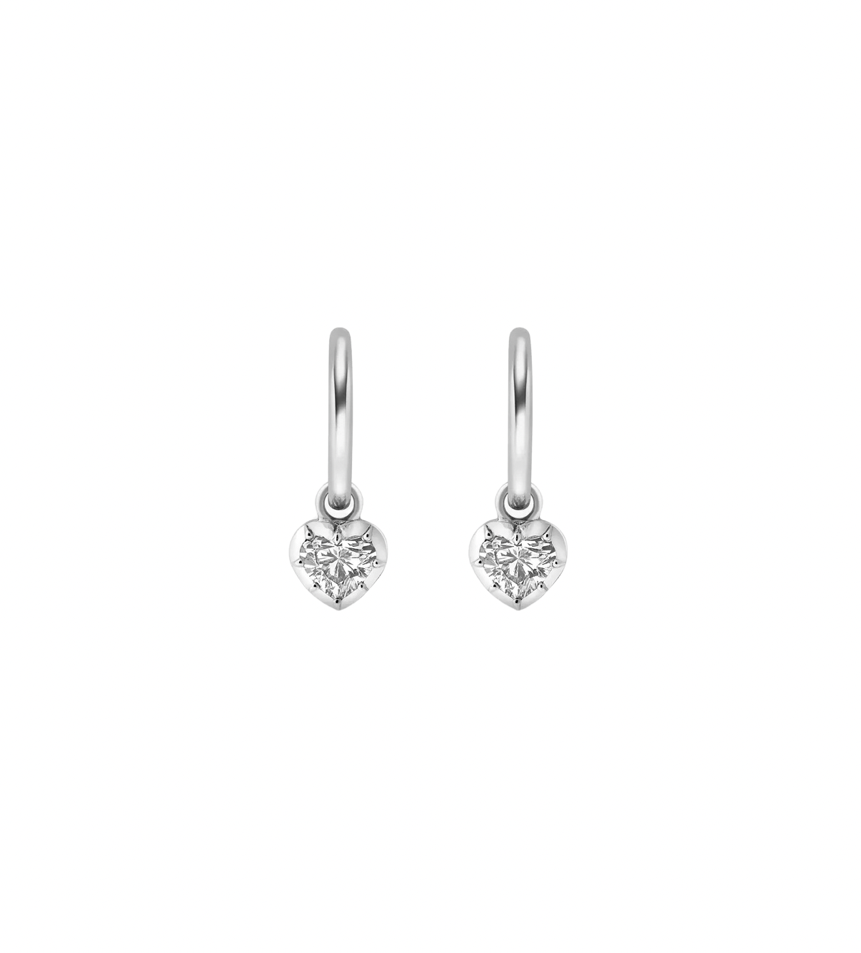 Studded Heart Earrings