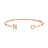 Double Initial Bangle