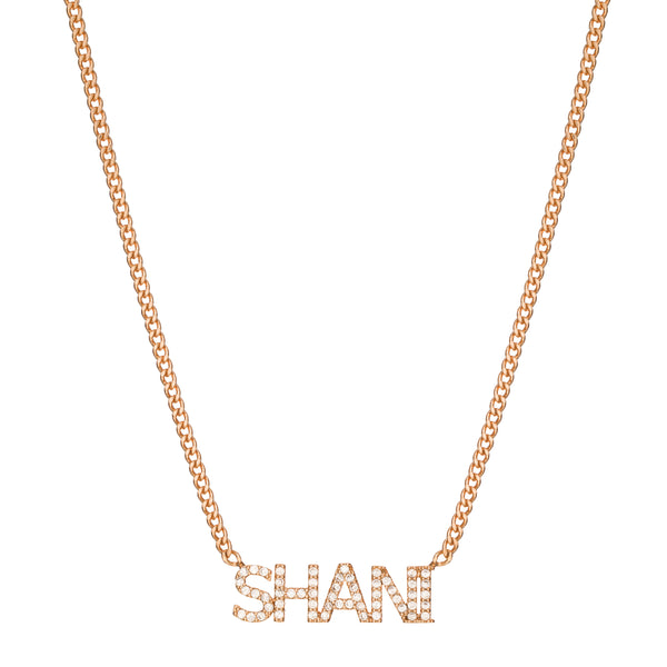 CZ Name Necklace